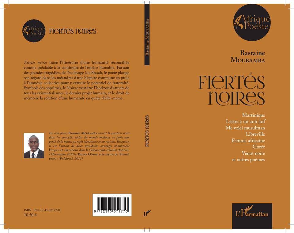 Littérature: “FIERTÉS NOIRES”, paru aux éditions L’Harmattan à Paris