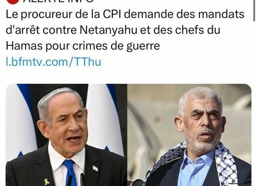 CPI: un mandat d’arrêt contre Netanyahu pour crimes de guerre et crimes contre l’humanité à Gaza